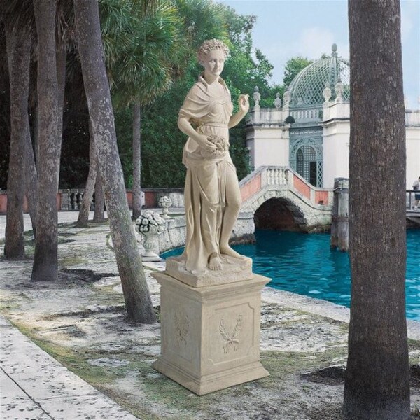 Four Seasons Spring Statue With Plinth